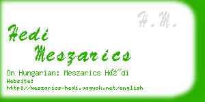 hedi meszarics business card